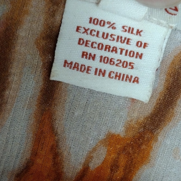 👚 Sundance Women's Top 100% Silk Flawed - Picture 6 of 16